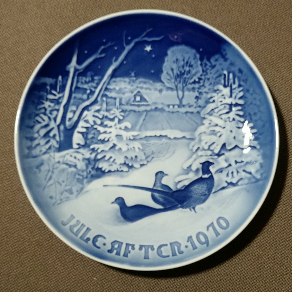 1970 Bing & Grondahl Copenhagen Christmas plate